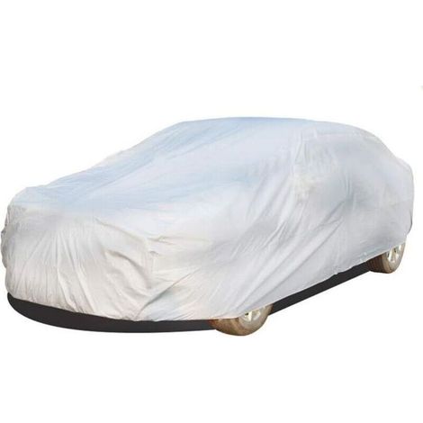 Couverture de Voiture imperméable UV Soleil Neige poussière Pluie résistant Espace de Rangement Protection (1/5)