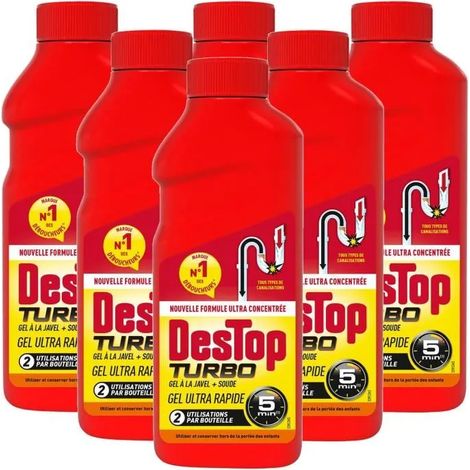 déboucheur destop formule puissante 1l efficace rapide
