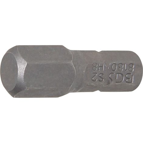 Inserto lunghezza 25 mm attacco esagono esterno 6,3 mm (1/4") esagono interno 8 mm (1/2)