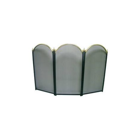 C PARASCINTILLE 3 PANNELLI  98,5X1,5X61 P/CAMINO ORO