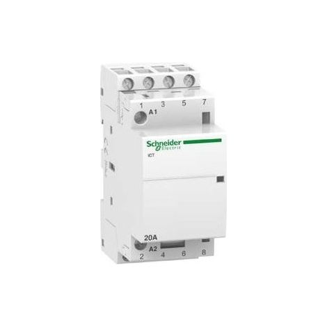 Schneider A9C22824 - ACTI9, ICT Contactor 20A 4NO 220...240VAC 50HZ