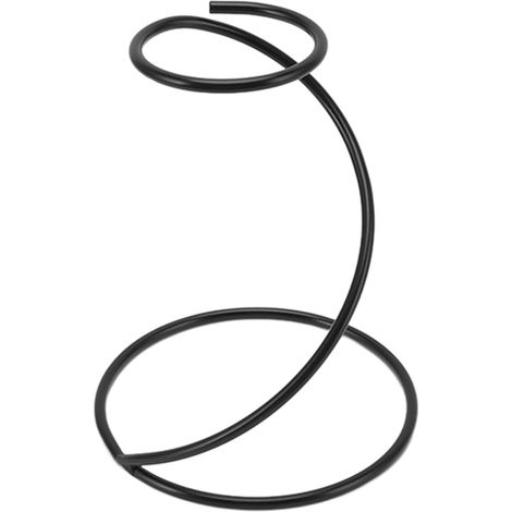 Schwarzer spiralförmiger Kaffeefilterhalter aus Metall für Handfilter, Pour-Over-Kaffeemaschinen (1/5)