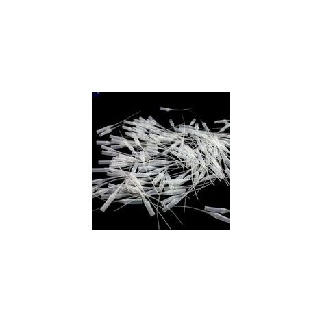 Lntyq 100 Pièces 0.1mm Plastique Micro-pointes Colle, Embout de Bouteilles de Colle, Micro-Pointes de colle Plastique Longue Bouche, pour Loisirs Créatifs Modélisme Loisirs Créatifs