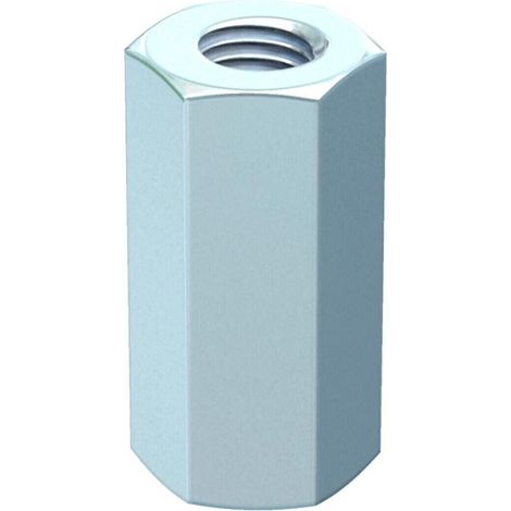 OBO Bettermann Verbindungsmuffe für Gewindestange M10x30mm Stahl galvanisch verzinkt, 50 Stück, 6410103 (1/3)