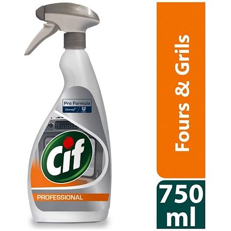 Nettoyant dégraissant Cif Professional fours & grills - Spray 750 ml (1/5)