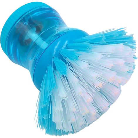 BURI Spülbürste mit Spülmittelspender Küchenbürste Abwaschbürste Geschirrbürste - blau (1/2)