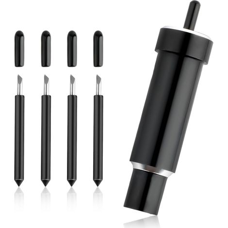 Lame de Coupe Profonde Compatible avec Cricut Maker 3, Lames à Pointe Fine de Qualité Supérieure avec Boîtier Explore Deep Cut Blade Knife Blade pour Cricut Maker 3 Maker Explore 3 (1/5)