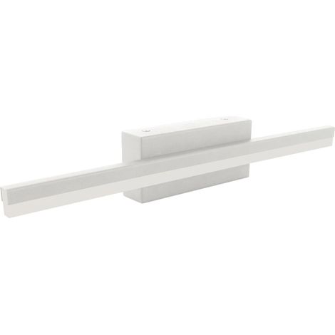Lampe de miroir LED en acier inoxydable IP44 W : 40 cm blanc oblong 4000 K lumière blanc neutre 600 lm