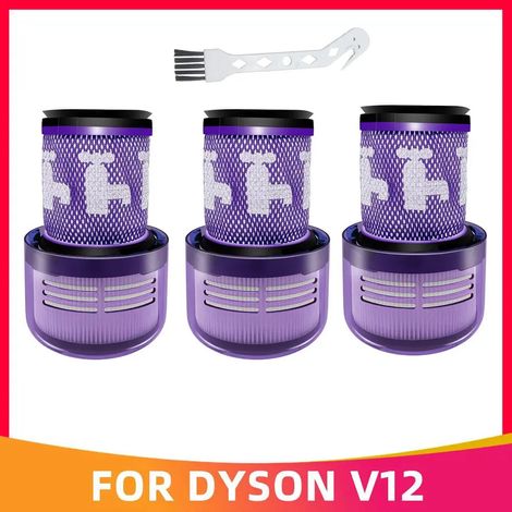 (3 pièces) Filtres de rechange V12 compatibles avec les aspirateurs Dy-son V12 Slim/Detect Slim, Dy-son SV20, SV26, SV30, SV34, SV35 et SV46 (filtre HEPA). (1/4)