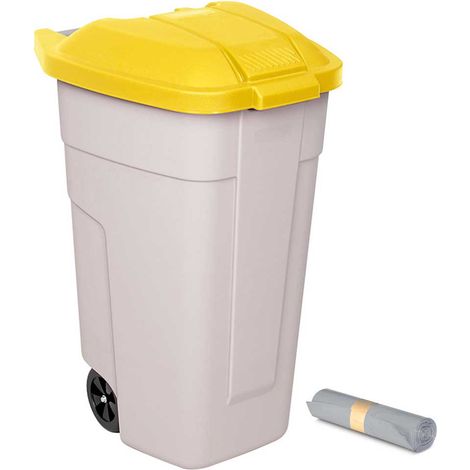 BRB 100 Liter Wertstoffsammler + 50 Müllsäcke (gelb)