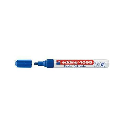 Edding 4095 4-4095003 Marqueur craie bleu 4 mm, 15 mm Y20483 (1/4)