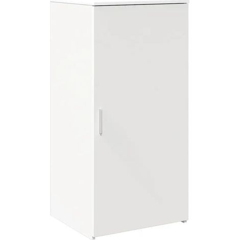 Mobile contenitore compatto 50 x 45 x 103 cm versatile design elegante legno composito bianco 020051212