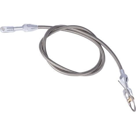 Câble d'accélérateur torsadé 36in/91,44cm en acier inoxydable de remplacement pour moteurs Chevy LS1 4,8L 5,3L 5,7L 6,0L (1/5)
