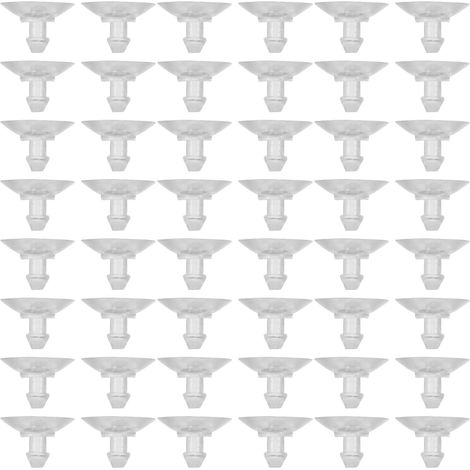 Lot de 200 Ventouses en Pvc Transparent 19mm pour Table en Verre et Mur, Protection Anti-collision, Design Polyvalent pour Décoration et Salle de Bain
