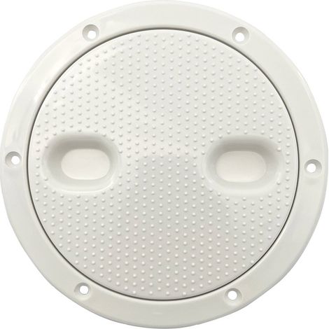 Round nylon deck tray (15 cm diameter), inspection hatch cover for yachts, non-slip access hatch cover, boat accessories, fan-shaped nylon deck tray
