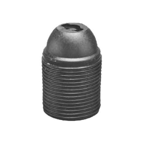 PORTALAMPADA FILETTATO E27 Colore Nero - LAMPO