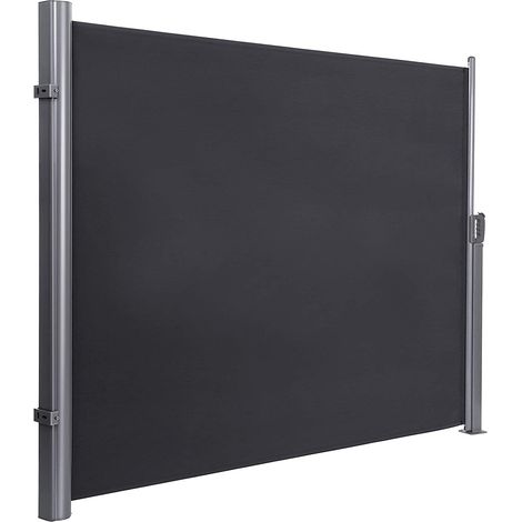 Estor lateral extraíble, parasol, certificado por tejidos de poliéster 280 g gris oscuro 180 x 300 gris oscuro 120000200 (1/3)