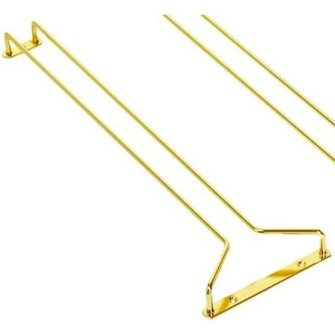 Soporte para copas de latón, 615x115mm (1/3)