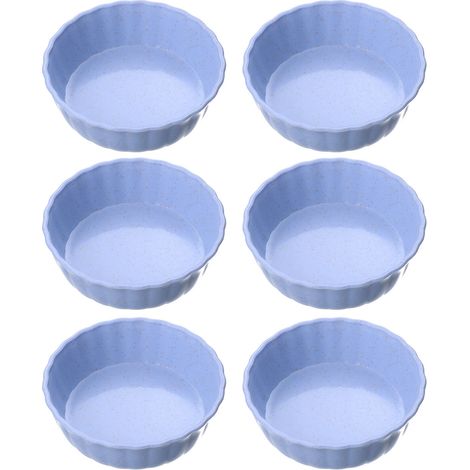 Coupelle À Condiment - En Paille De Blé Et Polypropylène - Pour Sauce Soja Vinaigre Ketchup - 50 mm Diamètre - Lot De 6 (1/5)