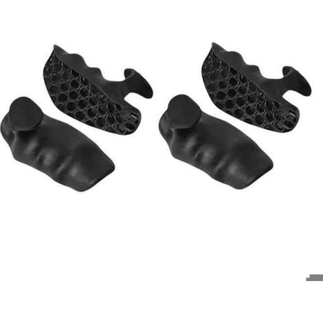 Elastique musculation,Nouvelles poignées de levage gants d'entranement de gymnastique poignées - 2pair-Black