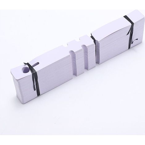 200 Étiquettes en Plastique Blanches pour Plantes et Arbres pour accrocher 2 x 20 cm avec Grande Surface d'écriture Blanc (1/3)