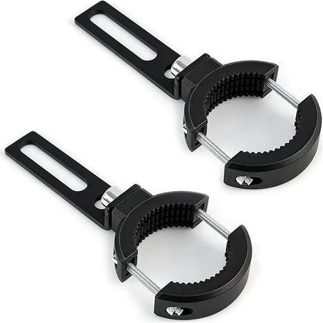 Support Universel Phare Moto Fixation sans Perage pour Feu LED Barre Lumineuse Tubes 20-38mm (1/5)