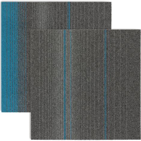 Teppichfliese Sheffield Gemischt Blau 133f47 50 x 50 cm