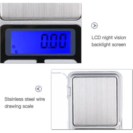 Balance de poche, balance électronique portable, pèse-bijoux, 0,01 à 200 g, plusieurs coloris (1/5)