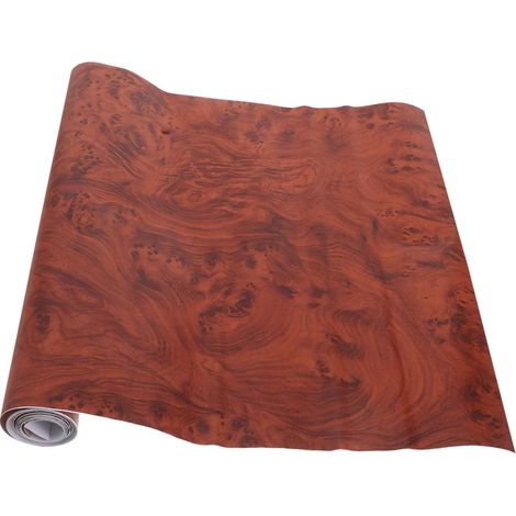 Film Adhésif Vinyle à Grain de Bois pour Intérieur Automobile, PVC Résistant la Décoloration, Facile à Nettoyer, Dimensions 30cm X 200cm, pour Tableau de Bord et Consoles (1/5)
