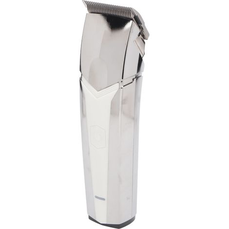 Tondeuse à cheveux électrique, lames tranchantes, manche ergonomique, alliage ABS, acier inoxydable, batterie 2000 mAh, pour usage domestique et professionnel. (1/5)