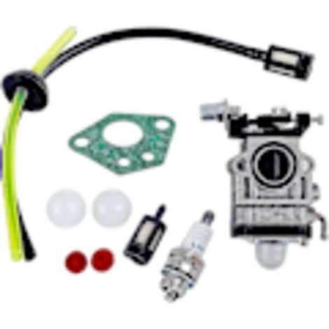Kit de carburateur pour débroussailleuse 52cc 49cc 43cc avec joint. tuyau. bougie et filtre à carburant (1 jeu) (1/2)