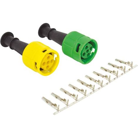 Connecteur lanterne 5 broches pour feux de remorque – Système de connexion baïonnette – Compatible avec feux arrière et clignotants – Carpoint