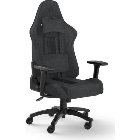 Corsair TC100 RELAXED Silla para videojuegos universal Asiento acolchado Negro (1/2)
