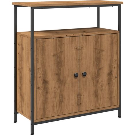 Credenza cassettiera mobile contenitore organizer cucina soggiorno salotto artigianato 70 x 30 x 80 cm legno ingegnerizzato marrone 020030817