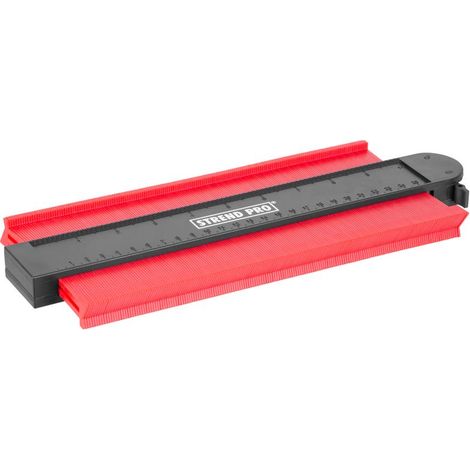 Schablone zum Umzeichnen von Formen Strend Pro DG681, 250x130 mm, mit Mustersperre und Magnet