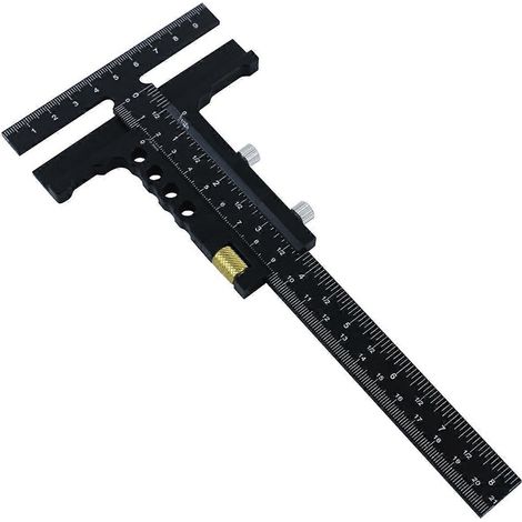 Anreißlehre für Holzbearbeitung - Gleitanreißlehre aus Aluminiumlegierung A--
