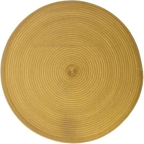 Lot 6x Set de table tressé rond Oscar - Diam. 38 (1/2)