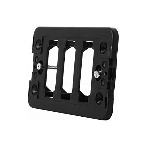 Vimar 8000 supporto 3 moduli art 08531 placca casa impianto luce scatola rettang