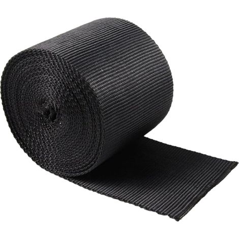 Cache-câble de Sol Noir pour Tapis, Protège et Fixe Câbles (1/5)
