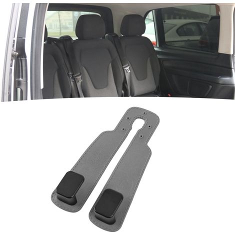 Doppelter Autositzhaken – Doppelter Taschenhaken für die Kopfstütze – Handyhalterung und Organizer – Tragkraft: 5–10 kg (1/5)