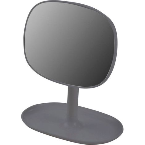 Miroir & Plateau à Bijoux "Vitamine II" 19cm Anthracite