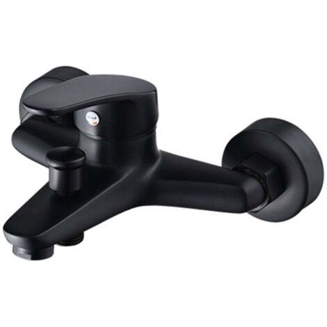 Robinet de baignoire noir mitigeur robinet de douche épaissi robinet
