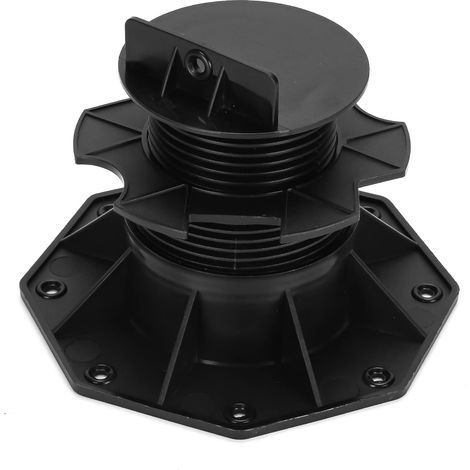 WPC Palier de Terrasse Lot de 30 plots réglables en hauteur de 60 à 140 mm, capacité de charge de 1700 kg, parfaits pour les structures en bois ou en bois composite (1/5)