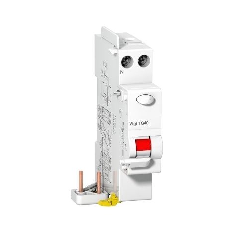 Schneider A9N21486 Prodis, Vigi TG40 bloc différentiel 1P+N 40A 30mA instantané type A si 230VCA