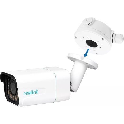 Caméra 4K PoE & DC 12V - Intelligente / Zoom opt. 5X / Vision nocturne 30m / IP66 + boîte de jonction B10 (Reolink) (1/5)