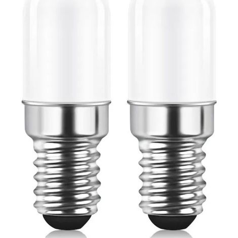 Ampoule LED E14 pour Réfrigérateur, Blanc Chaud 3000K, pour Frigo, Lampe de Sel, Machine a Coudre, Non variable, Lot de 2 ODIPIE (1/4)