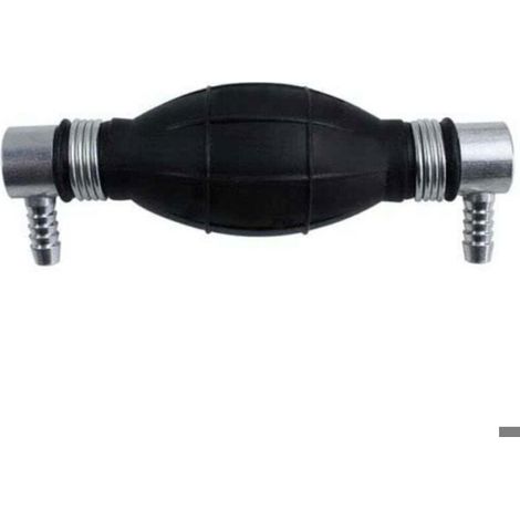 Pompe Poire d'Amorçage pour Système Alimentation Carburant Gasoil Essence Diesel 8mm Coude 90° Universel (1/3)