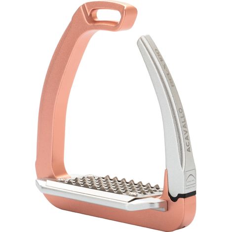 ACAVALLO Staffe Rel-X 180 ROSA ANTICO rotazione 180° braccetto (1/3)