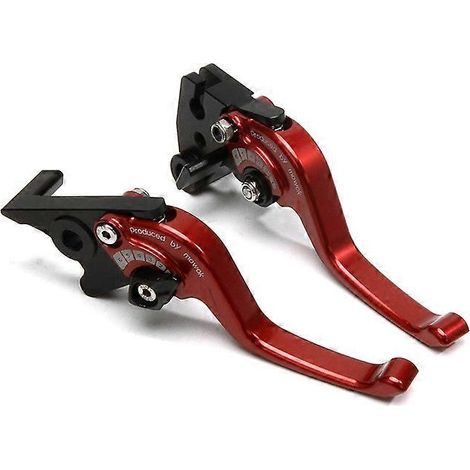 Tige de frein et d'embrayage courte à deux doigts modifiée pour Honda CBR600RR et CBR1000RR (CBR1000RR rouge, années 2008 à 2018) (1/5)