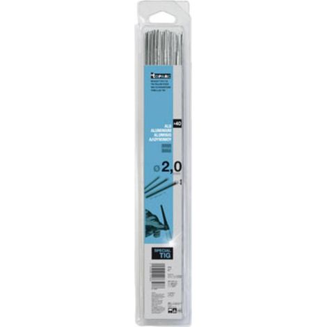 GYS – Bacchette in alluminio Ø2.0 AlMg5 – Confezione da 40 – Consumabili Saldatura TIG